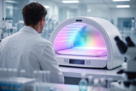 chercheur-blouse-apparail-lumiere-coloree