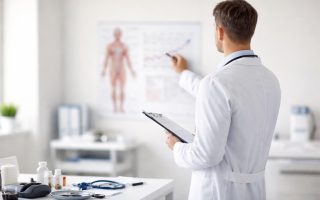 professionnel-sante-tableau-anatomique-salle-examen