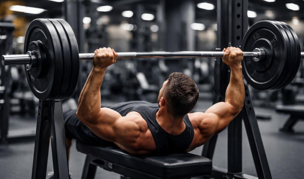 sportif-developpe-couche-salle-moderne